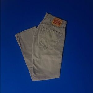 Levi's 505 Men's Taupe Jeans  Style number pc9-00505-0718.